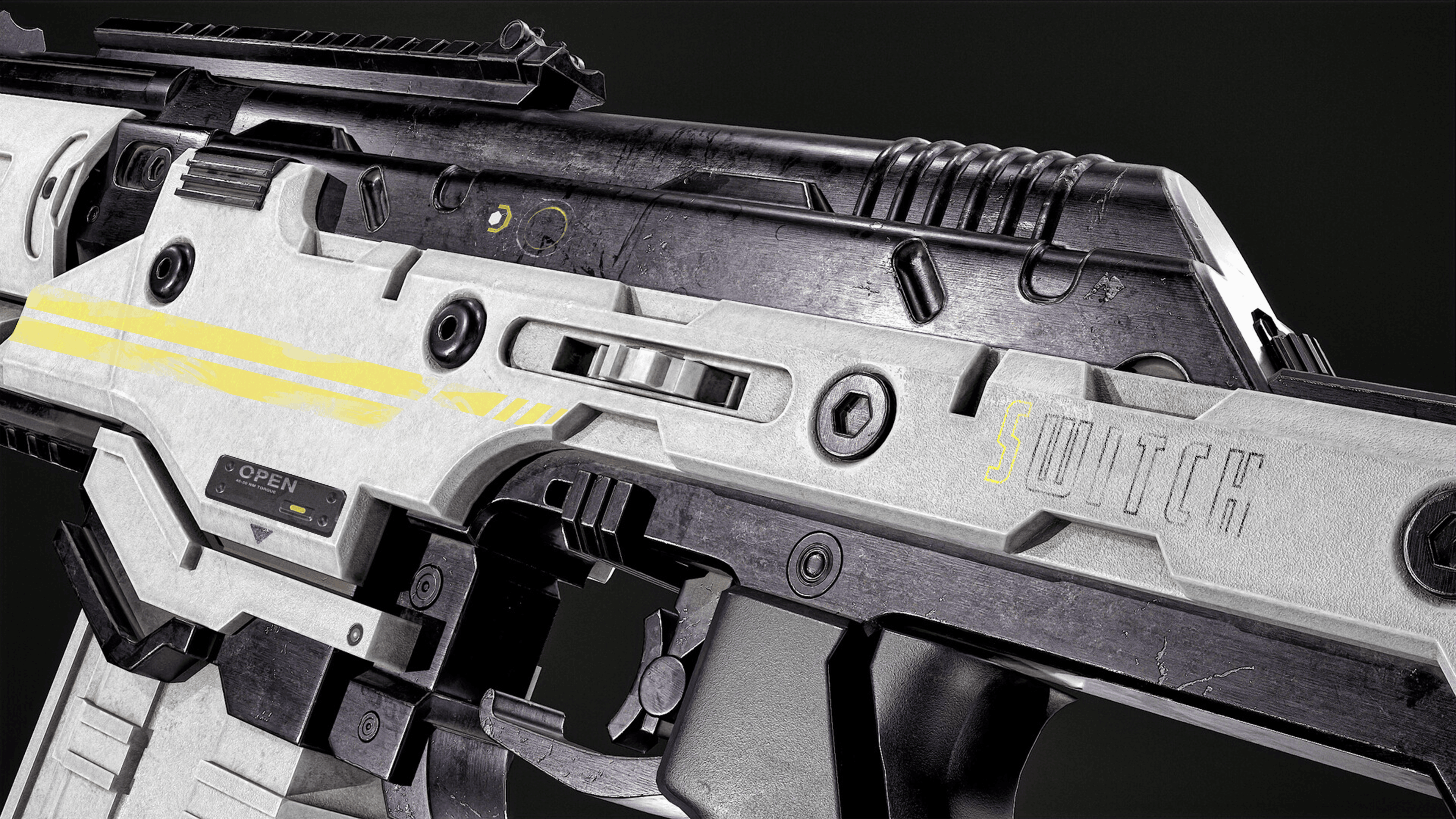 Realistic 3D models of modern guns created by Tenjisoft studio