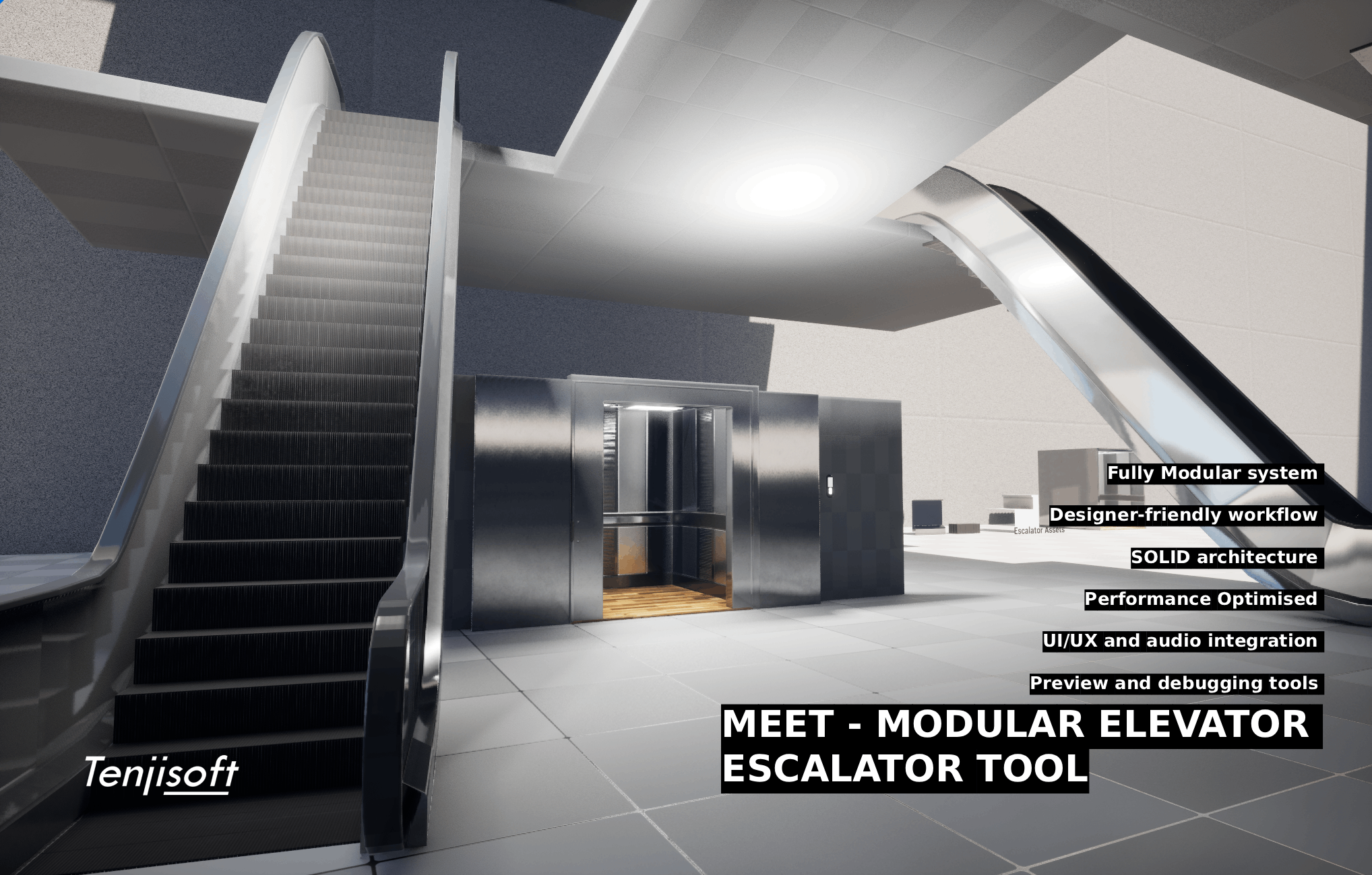 Tenjisoft environment pack for unreal engine